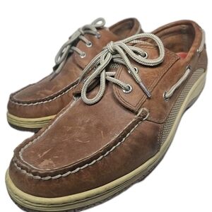 Sperry Top-Sider Billfish Men’s 11 Tan Casual Shoe Boho Retro Cottage Y2K [5D